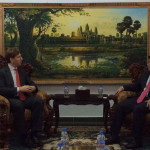 dward J Sappin meeting w Cambodia's HE Say Samal